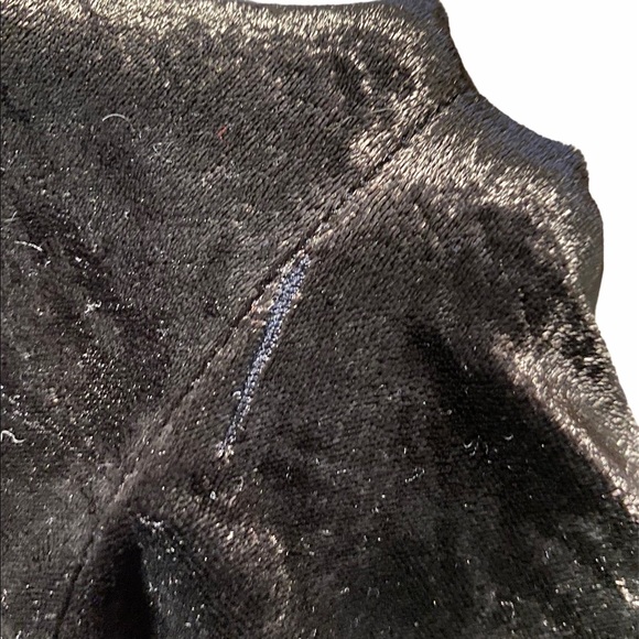 Vintage 90s Velvet Top - Picture 3 of 4